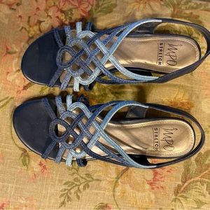 Impo blue sandals size 7